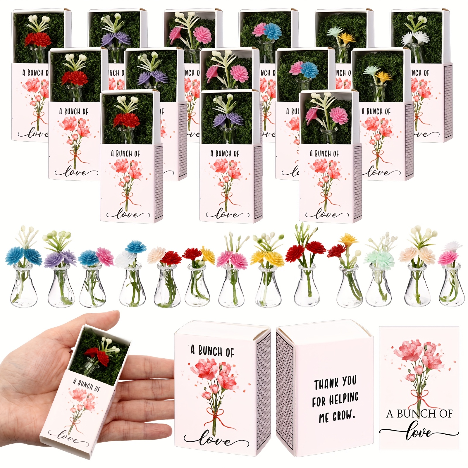 50 Bulk Mini Bud Vase with Sma – Office Of Tech Bewertung und Preis
