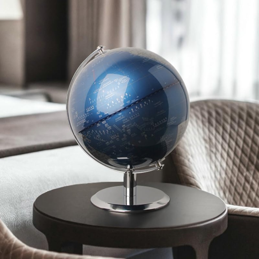 8 Inch World Globe with Stainl – Office Of Tech Bewertung und Preis