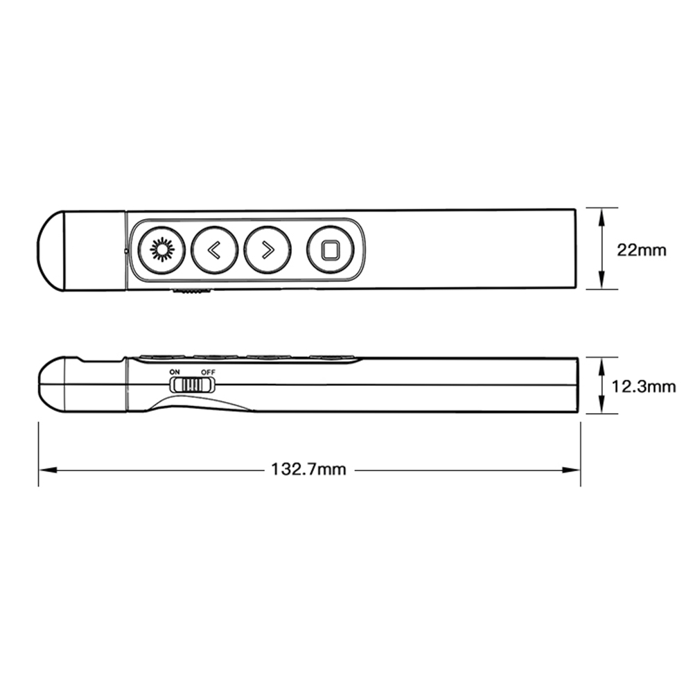 Laser Presentation Pointer 2.4 – Presentation Remote Laser Bewertung und Preis