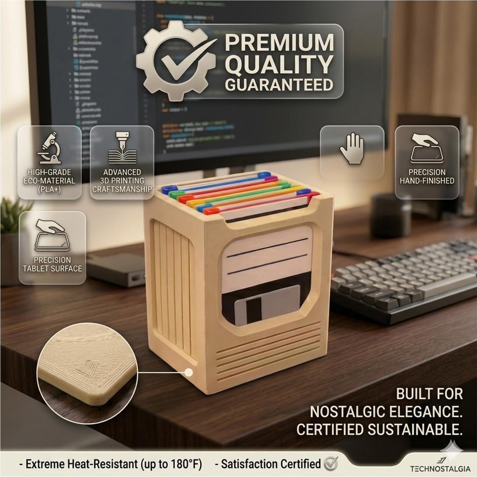 Retro Tech Coaster Holder Set  – Office Of Tech Bewertung und Preis