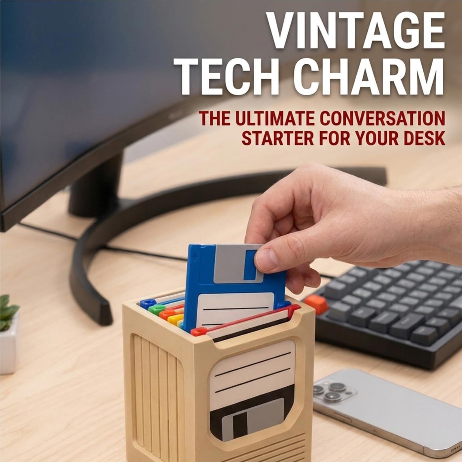 Retro Tech Coaster Holder Set  – Office Of Tech Bewertung und Preis