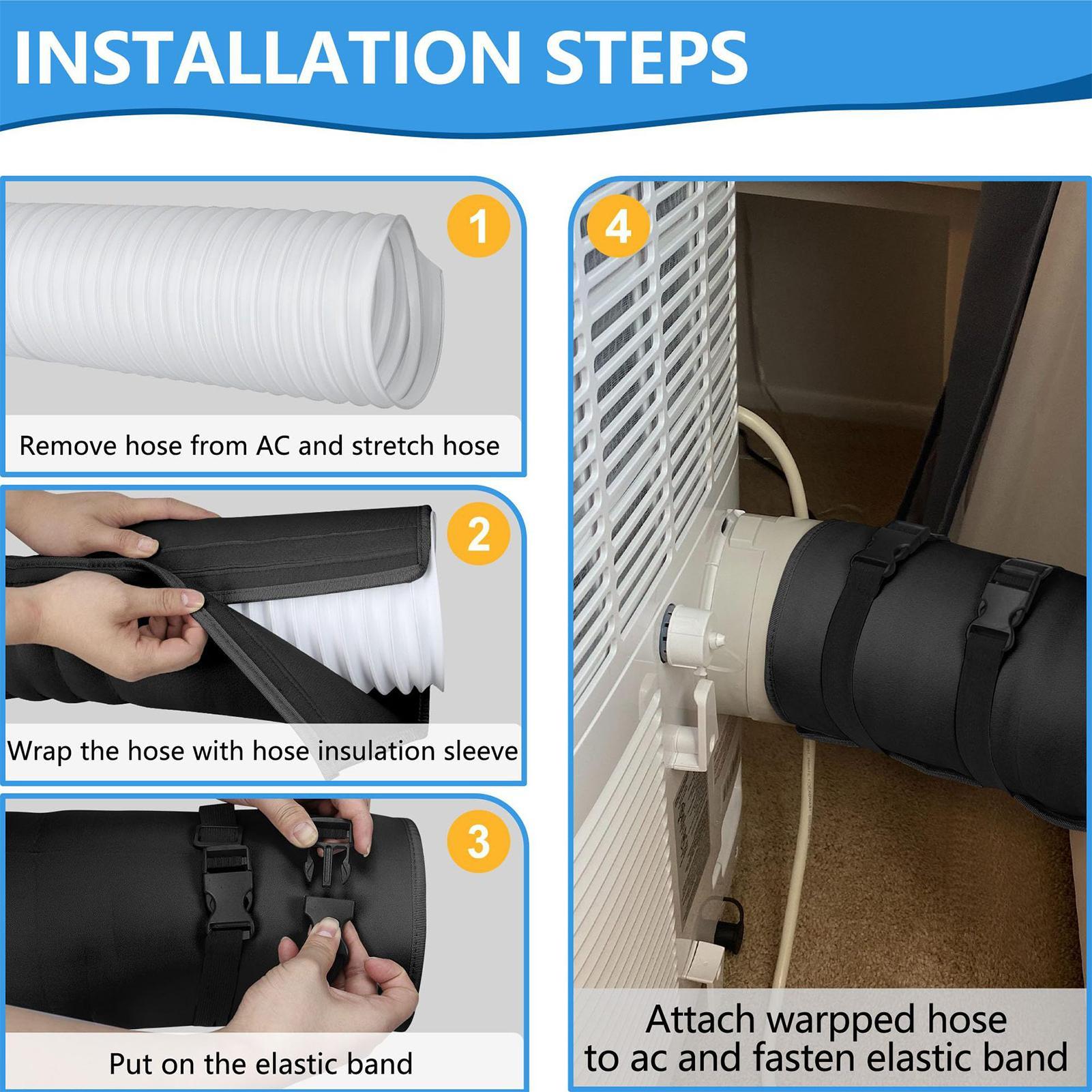 Air Conditioner Hose Cover Dus – Office Of Tech Bewertung und Preis